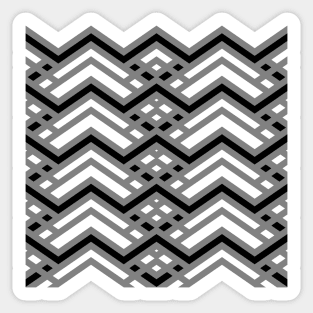 Zigzag Design Sticker